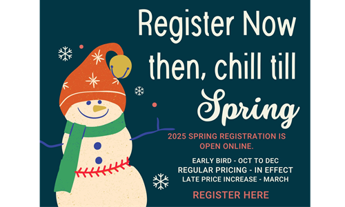 Spring 2025 Registration